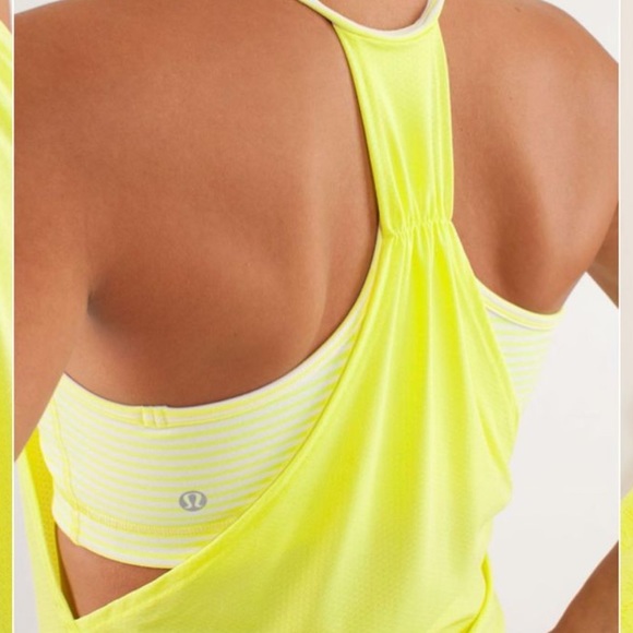 Lululemon Yellow No Limits Tank - Picture 3 of 6